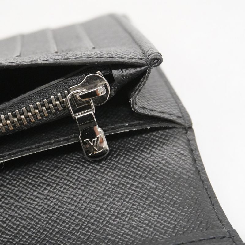 Louis Vuitton Long Wallet Monogram Eclipse Portefeuille Brother M61697 Black