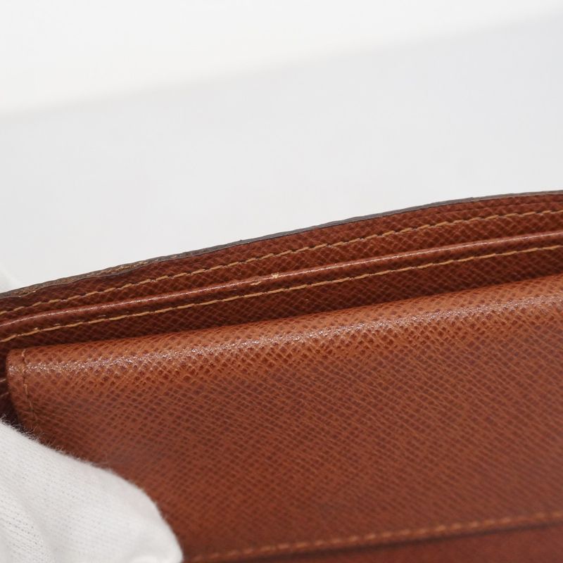 Louis Vuitton Wallet Monogram Portefeuille Marco M61675 Brown Men's