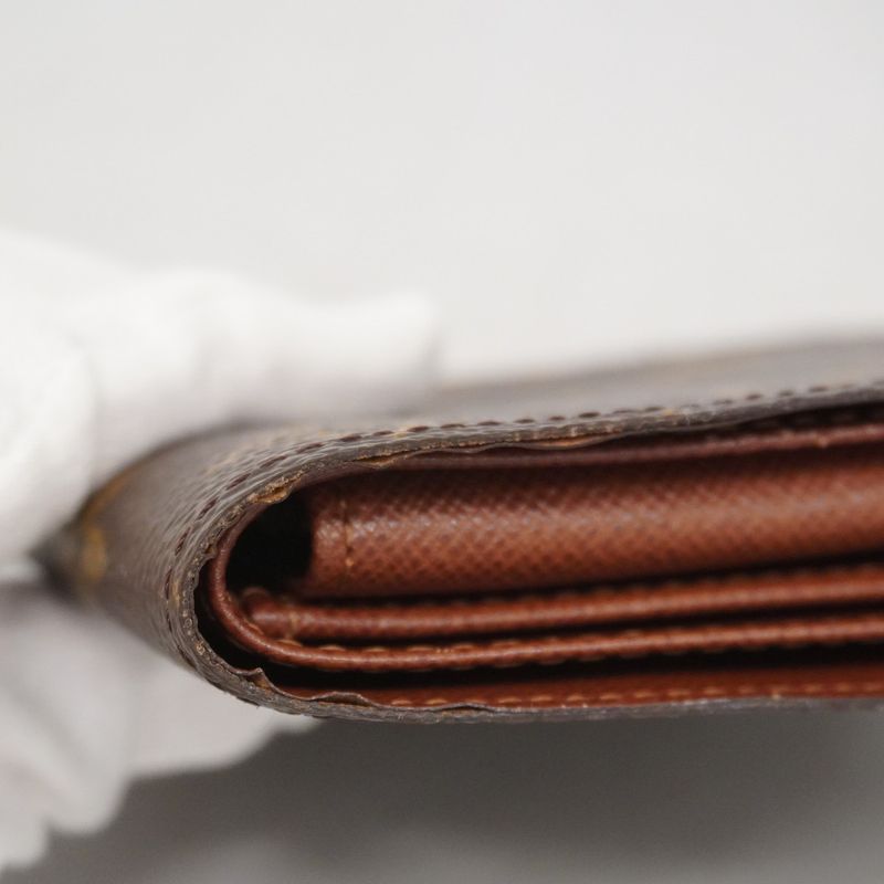 Louis Vuitton Wallet Monogram Portefeuille Marco M61675 Brown Men's