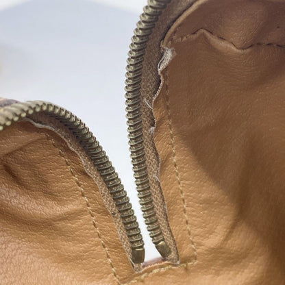 Celine Handbag Macadam PVC Brown Gold Hardware Women