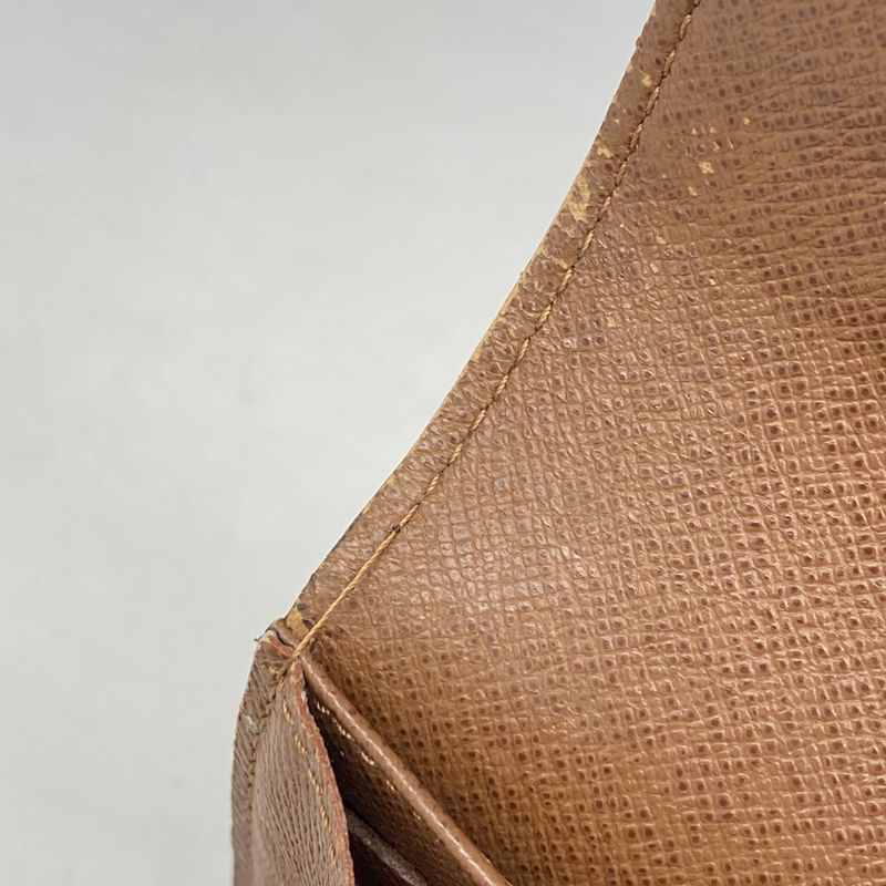 Louis Vuitton Long Wallet Monogram Portefeuille Sarah M61734 Brown Ladies