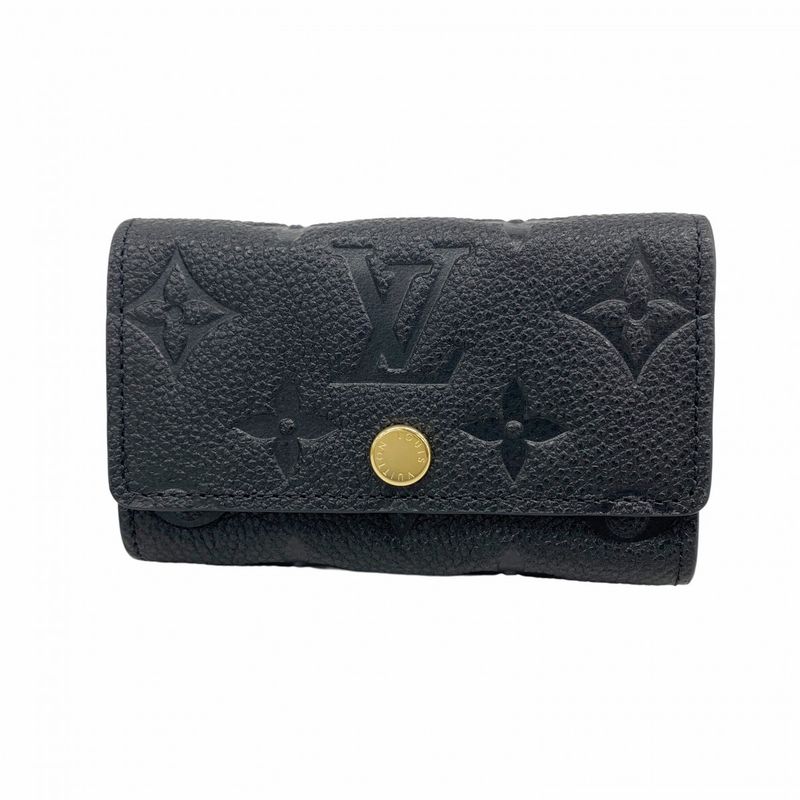 Louis Vuitton Key Case Monogram ・empreinte Multicles 6 M64421 Noir Black Ladies