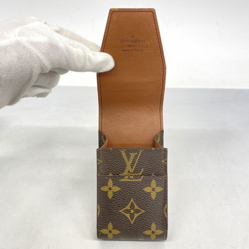 Louis Vuitton Cigarette Case Monogram Etuit Cigarette M63024 Brown Men's