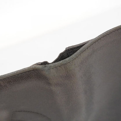 Chanel Long Wallet Lambskin Black Gold Hardware Women's