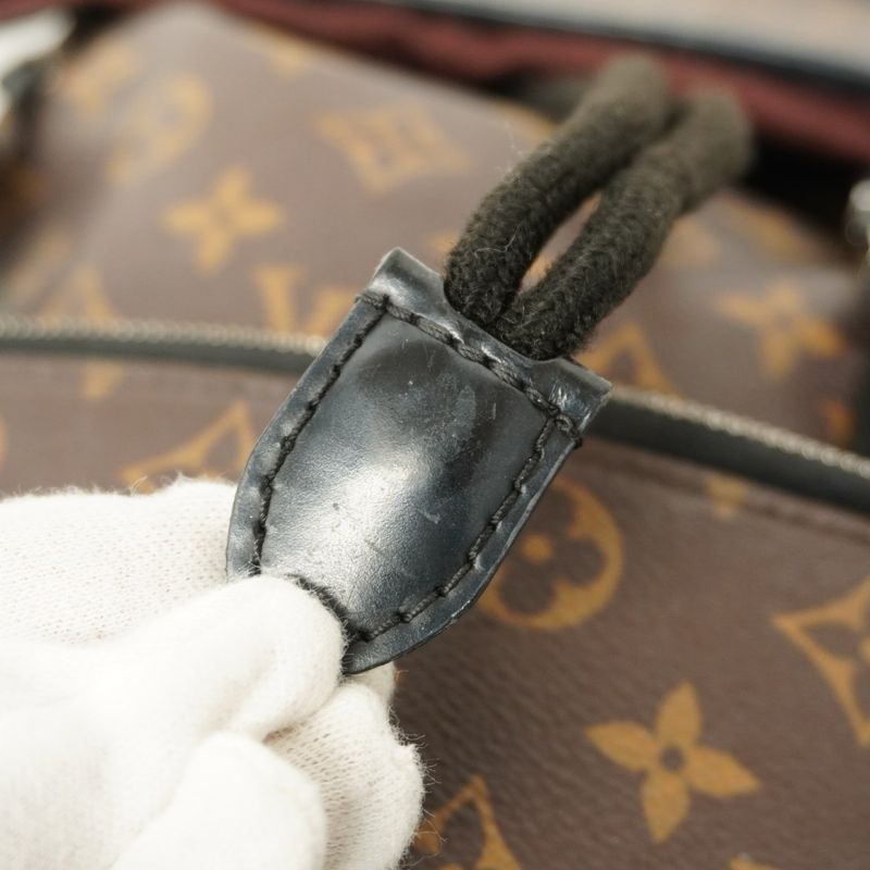 Louis Vuitton Rucksack/daypack Monogram Macassar Backpack M43422 Brown Black