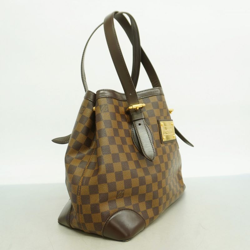 Louis Vuitton Tote Bag Damier Hampstead MM N51204 Ebene Ladies