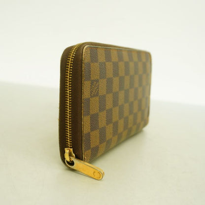 Louis Vuitton Long Wallet Damier Zippy Organizer N60003 Ebene Men's Women's