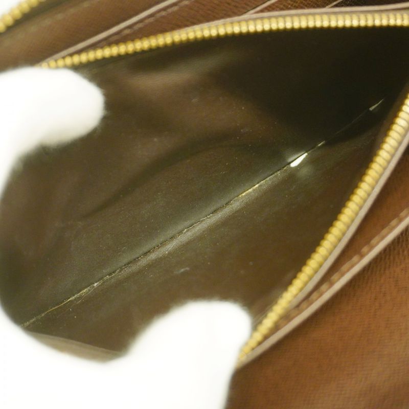 Louis Vuitton Long Wallet Damier Zippy Organizer N60003 Ebene Men's Women's