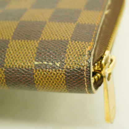 Louis Vuitton Long Wallet Damier Zippy Organizer N60003 Ebene Men's Women's