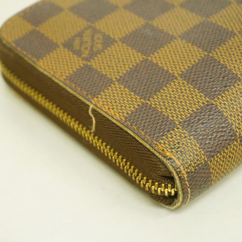 Louis Vuitton Long Wallet Damier Zippy Organizer N60003 Ebene Men's Women's