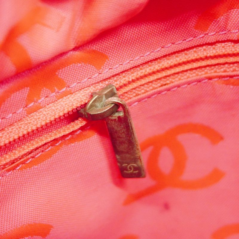 Chanel Tote Bag Cambon Lambskin White Silver Hardware Women's