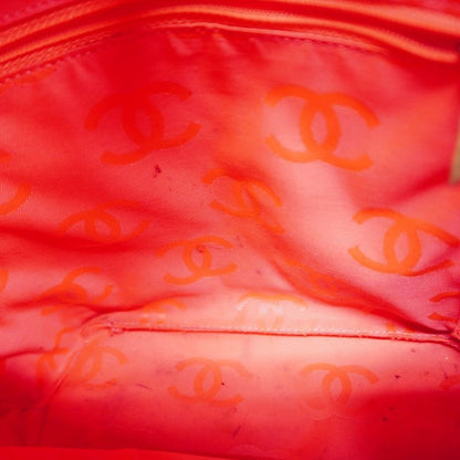 Chanel Tote Bag Cambon Lambskin White Silver Hardware Women's