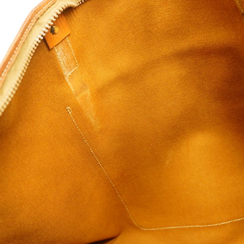 Celine Tote Bag Macadam PVC Brown Gold Hardware Women's