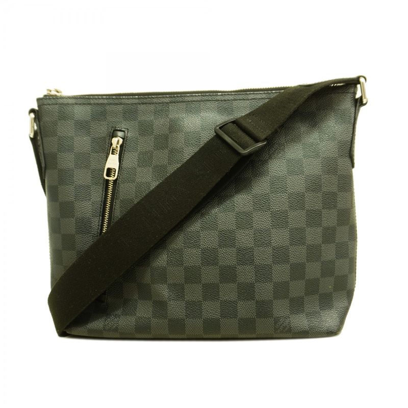 Louis Vuitton Shoulder Bag Damier Graphite Mick PM N41211 Black Men's