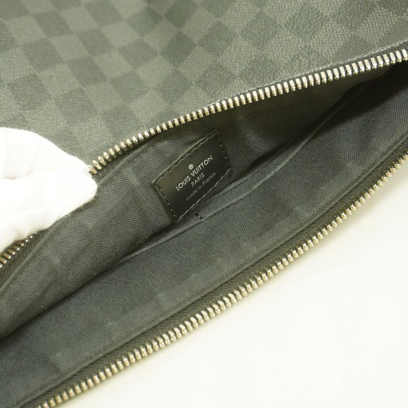 Louis Vuitton Shoulder Bag Damier Graphite Mick PM N41211 Black Men's