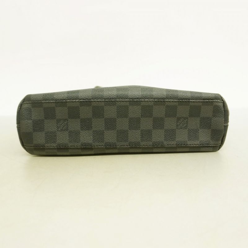 Louis Vuitton Shoulder Bag Damier Graphite Mick PM N41211 Black Men's