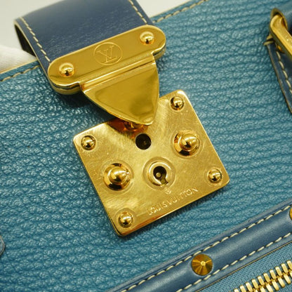 Louis Vuitton Handbag Suhari Fabureau M91813 Blue Ladies