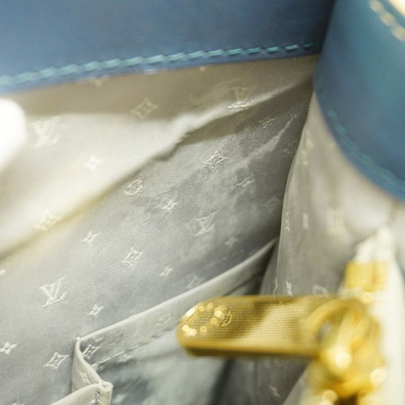 Louis Vuitton Handbag Suhari Fabureau M91813 Blue Ladies