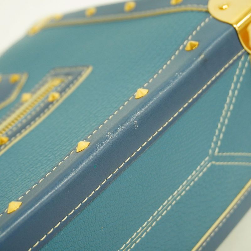 Louis Vuitton Handbag Suhari Fabureau M91813 Blue Ladies