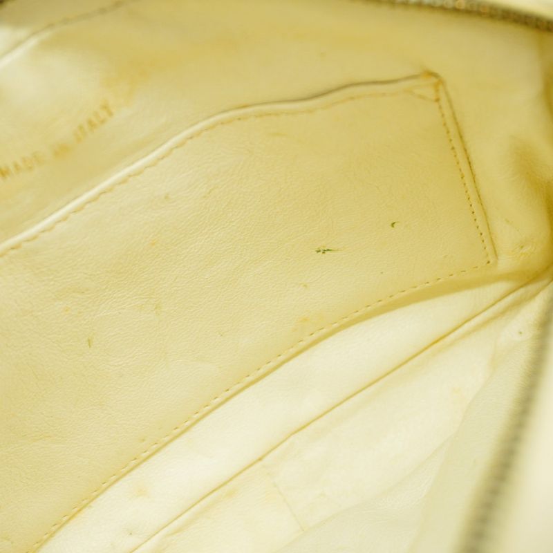 Chanel Shoulder Bag Matelasse Lambskin White Gold Hardware Women's