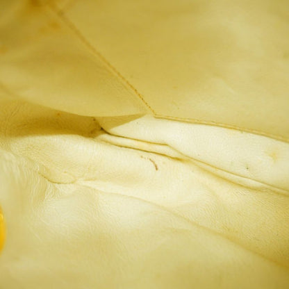 Chanel Shoulder Bag Matelasse Lambskin White Gold Hardware Women's