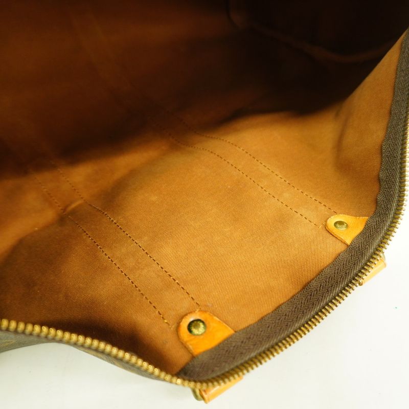 Louis Vuitton Boston Bag Monogram Keepall 45 M41428 Brown Men Women Unisex