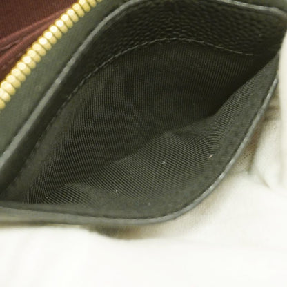 Chanel Coin Case Matelasse Caviar Skin Black Gold Hardware Women's