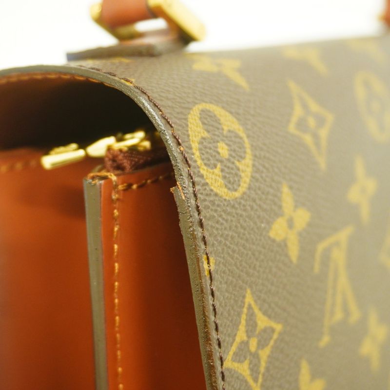 Louis Vuitton Handbag Monogram Concorde M51190 Brown Ladies