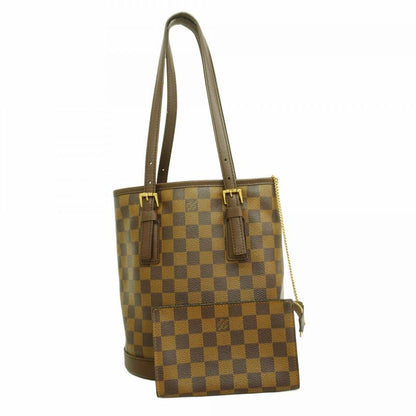 Louis Vuitton Tote Bag Damier Marais N42240 Ebene Ladies