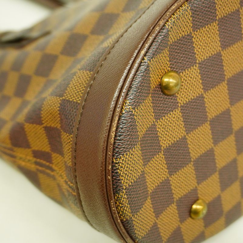 Louis Vuitton Tote Bag Damier Marais N42240 Ebene Ladies