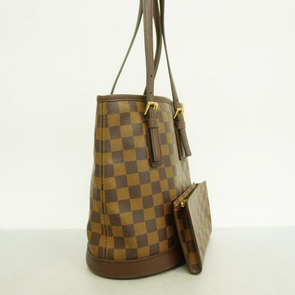 Louis Vuitton Tote Bag Damier Marais N42240 Ebene Ladies
