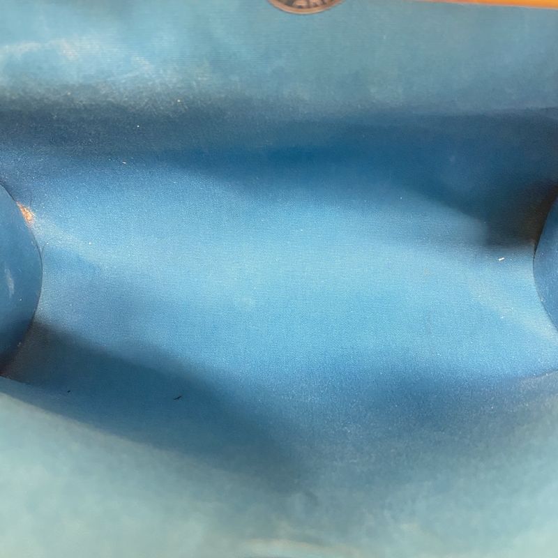 Hermes Handbag Herbag Her Bag Zip PM Toile Officier Blue Natural Silver