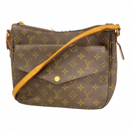 Louis Vuitton Shoulder Bag Monogram Mabillon M41679 Brown Women's