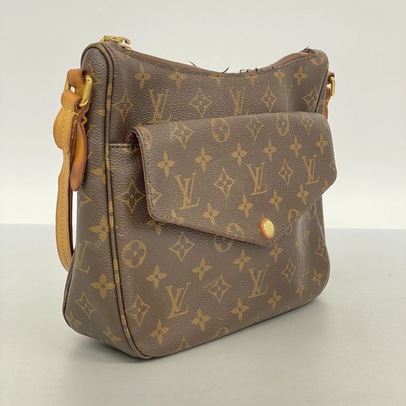 Louis Vuitton Shoulder Bag Monogram Mabillon M41679 Brown Women's