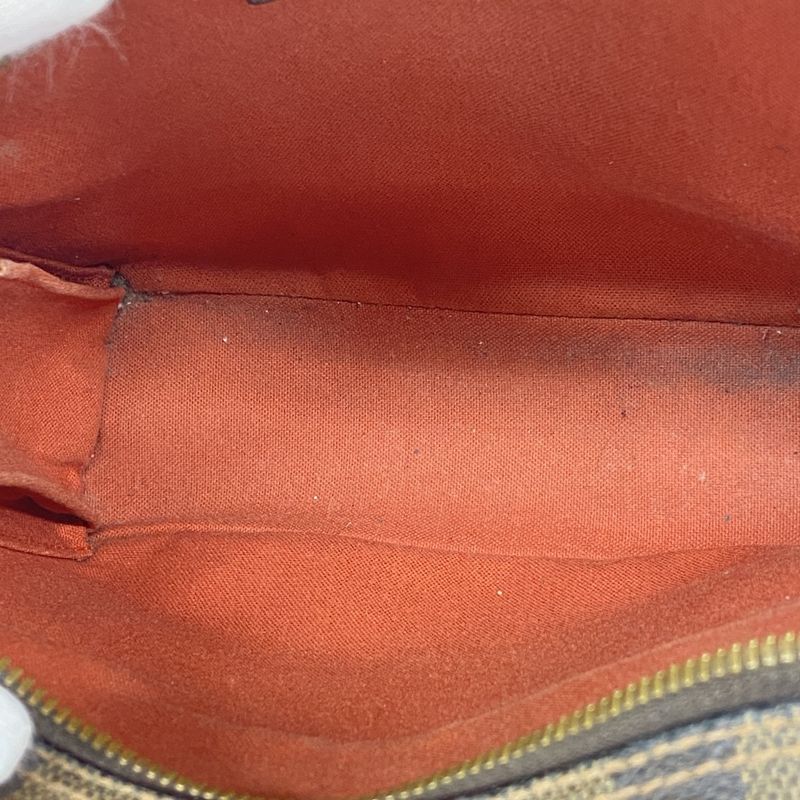 Louis Vuitton Shoulder Bag Damier Olaf PM N41442 Ebene Women's