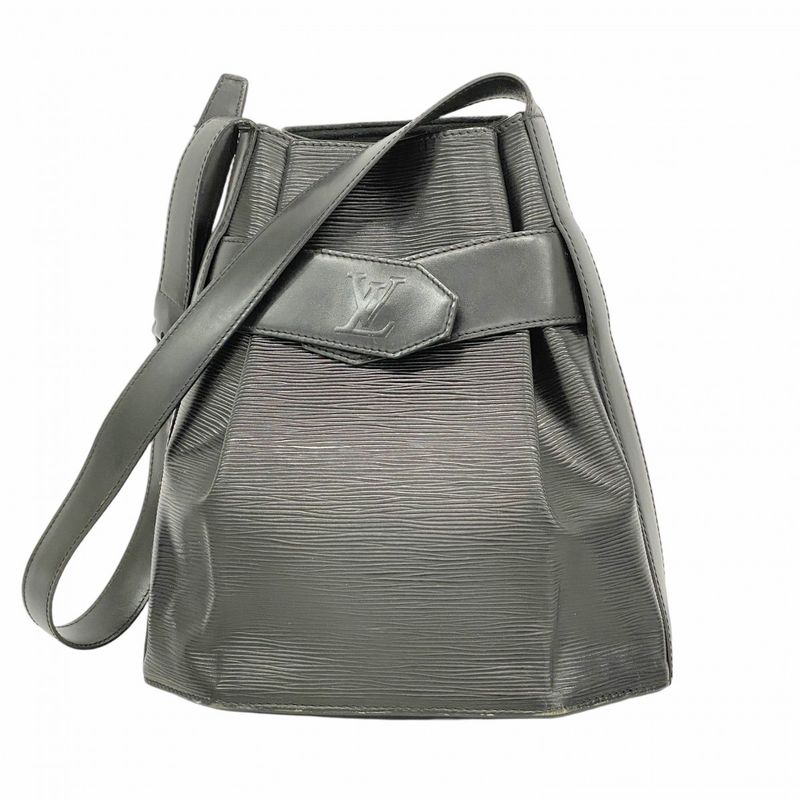 Louis Vuitton Shoulder Bag Epi Sac Depaul PM M80157 Noir Black Women's