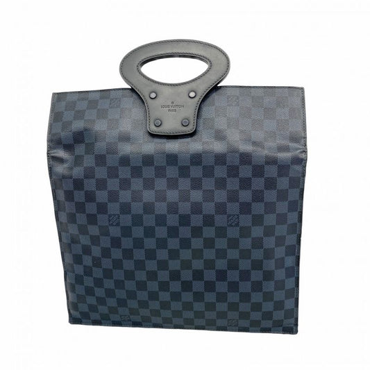 Louis Vuitton Handbag Damier Graphite Portferio N51101 Black Men's