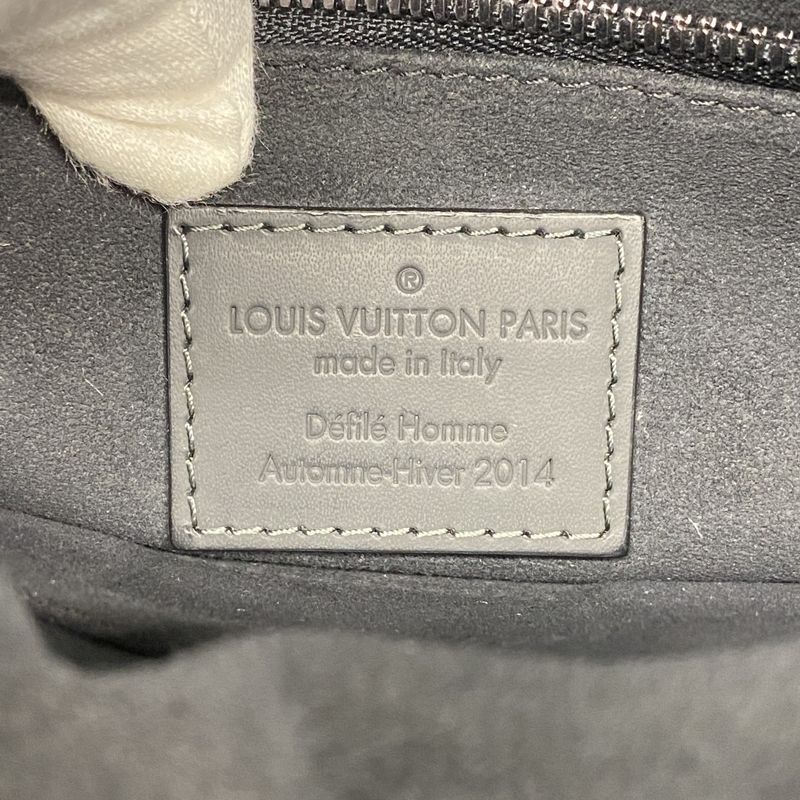 Louis Vuitton Handbag Damier Graphite Portferio N51101 Black Men's