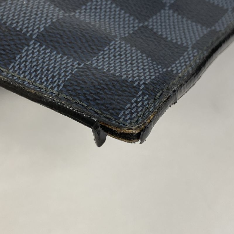 Louis Vuitton Handbag Damier Graphite Portferio N51101 Black Men's