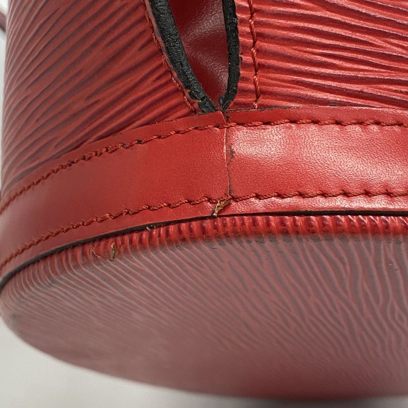Louis Vuitton Shoulder Bag Epi Saint-Jacques Shopping M52267 Castilian Red