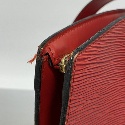 Louis Vuitton Shoulder Bag Epi Saint-Jacques Shopping M52267 Castilian Red