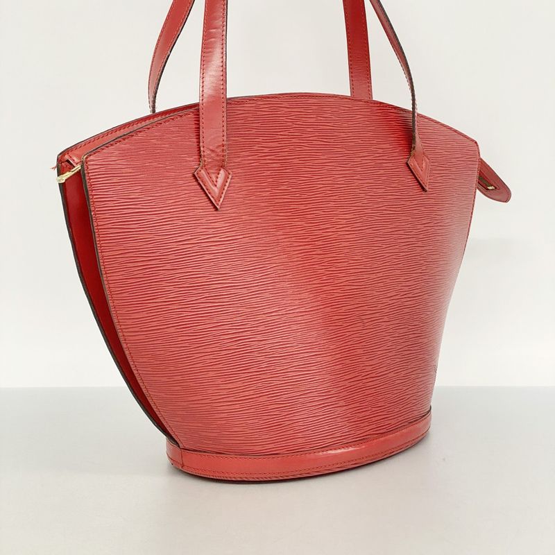 Louis Vuitton Shoulder Bag Epi Saint-Jacques Shopping M52267 Castilian Red