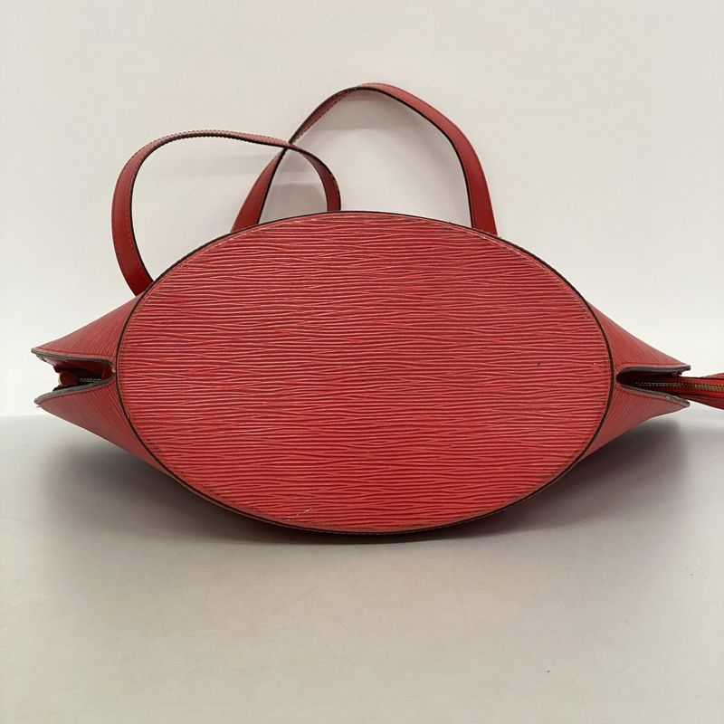 Louis Vuitton Shoulder Bag Epi Saint-Jacques Shopping M52267 Castilian Red