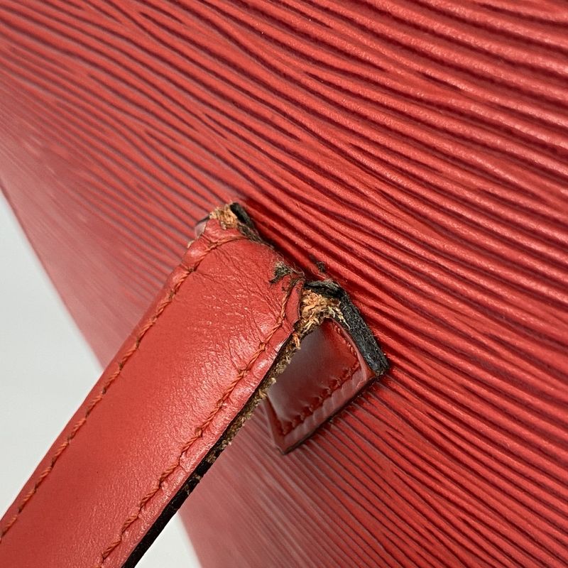 Louis Vuitton Shoulder Bag Epi Saint-Jacques Shopping M52267 Castilian Red