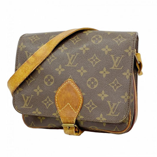 Louis Vuitton Shoulder Bag Monogram Cartesier MM M51253 Brown Women's