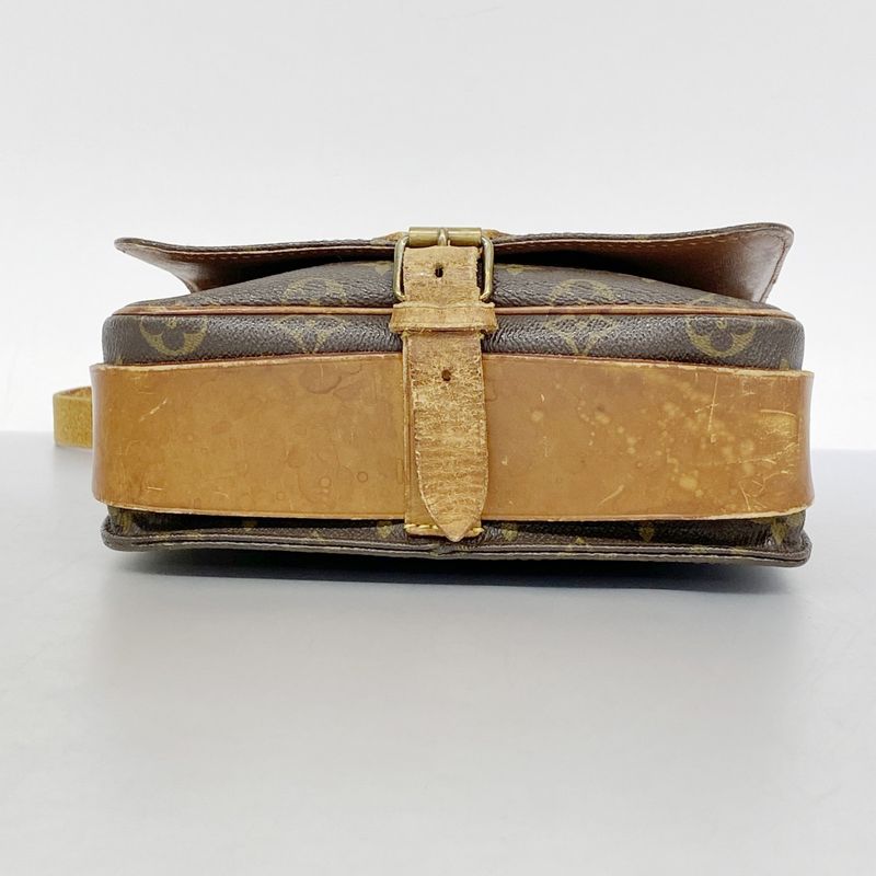 Louis Vuitton Shoulder Bag Monogram Cartesier MM M51253 Brown Women's