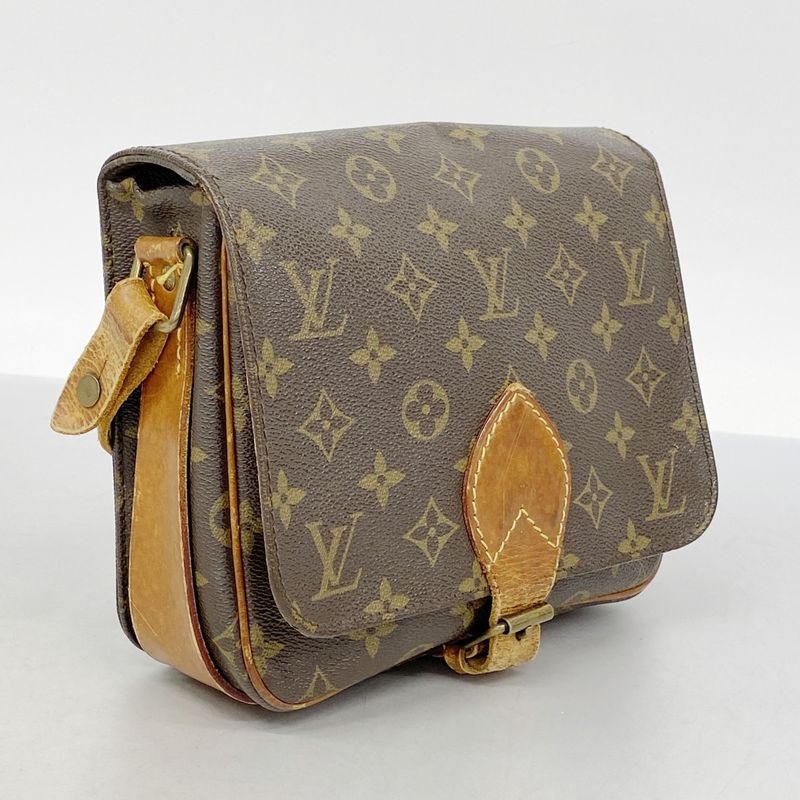 Louis Vuitton Shoulder Bag Monogram Cartesier MM M51253 Brown Women's