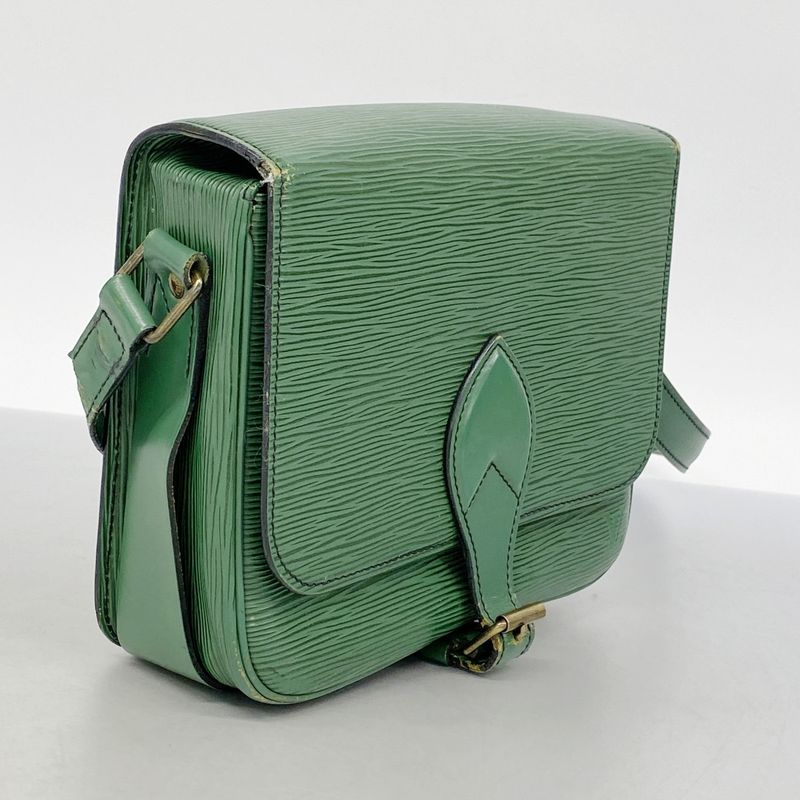Louis Vuitton Shoulder Bag Epi Cartesiere M52244 Borneo Green Ladies