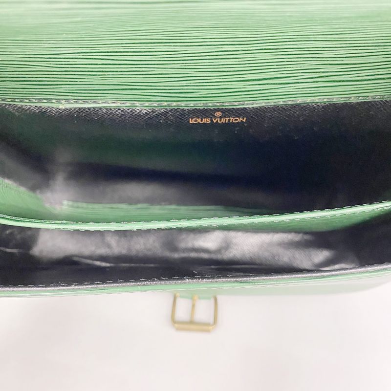 Louis Vuitton Shoulder Bag Epi Cartesiere M52244 Borneo Green Ladies