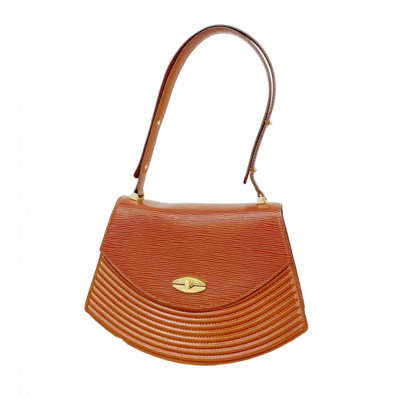 Louis Vuitton Shoulder Bag Epi Tilsit M52483 Kenya Brown Ladies